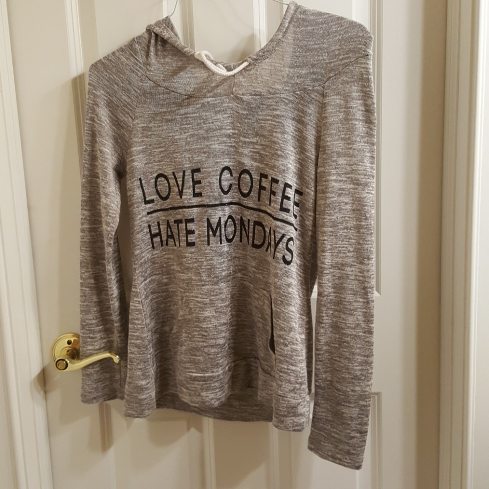 Thinner mixed grey hoodie